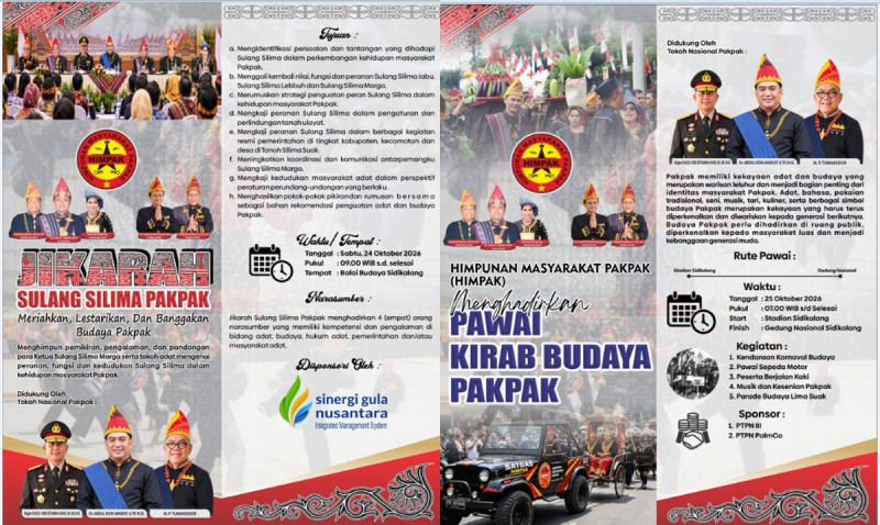 FGD Sulang Silima dan Carnaval Budaya Pakpak Ramaikan HUT ke-28 Himpak