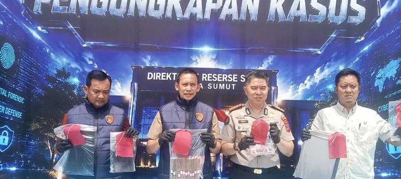 Polda Sumut Ungkap Judol di Medan dan Tebing Tinggi, 2 Tersangka Pernah Bekerja di Kamboja
