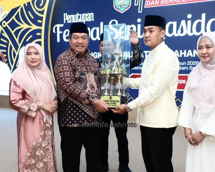 Festival Seni Qasidah Tingkat Kabupaten Asahan Resmi Ditutup Bupati