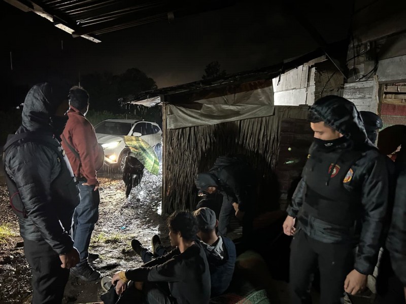Polres Karo Gerebek Lokasi Sarang Narkoba di Berastagi, 7 Orang Positif Metamfetamina