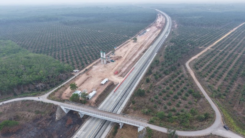 Pastikan Kenyamanan Pengguna Jalan, Hutama Karya Lakukan Pemeliharaan JTTS dan Bangun Akses Baru di Tol Terpeka