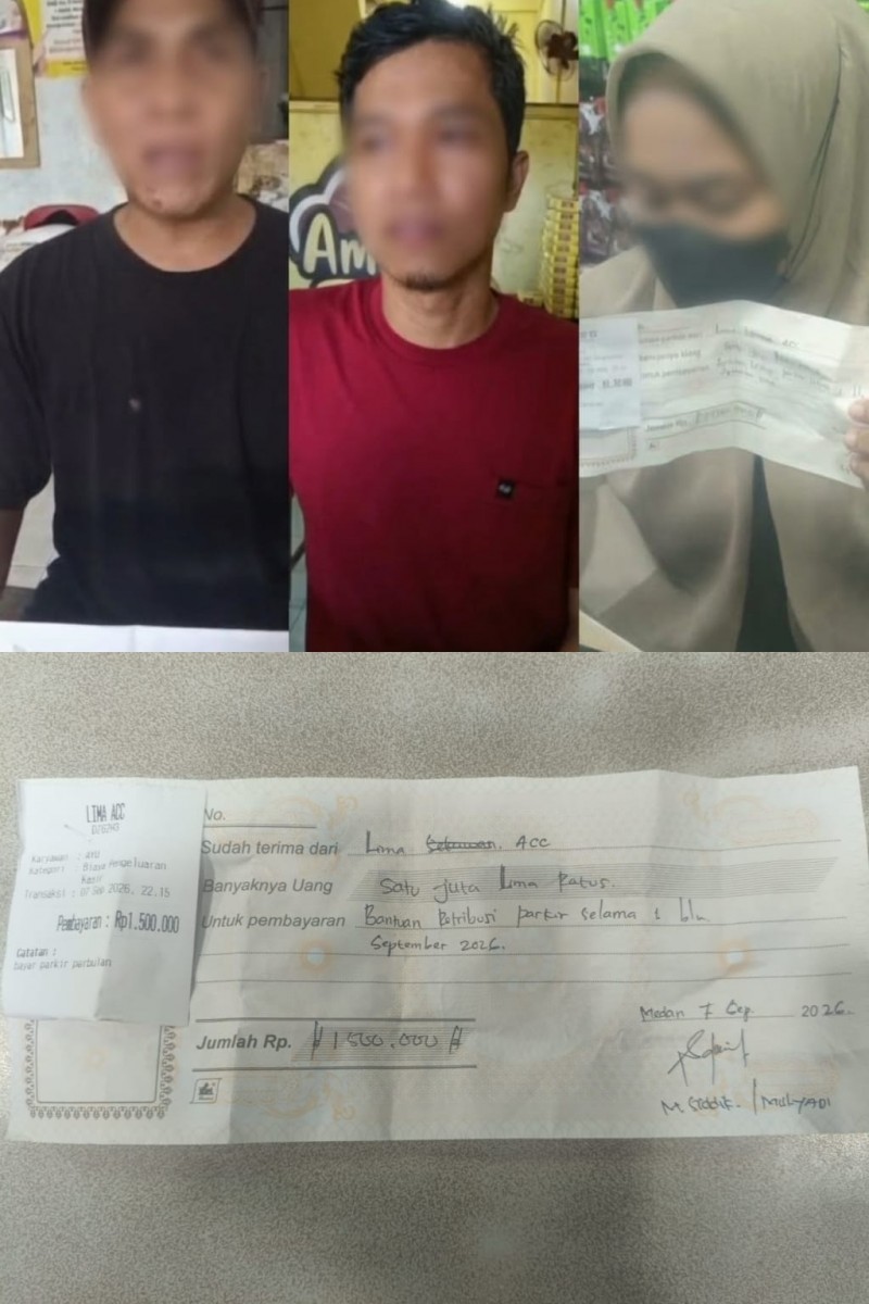 Diduga Dibekingi Oknum Dishub dan OKP,  Pungli Parkir di Medan Marelan Dikeluhkan Pemilik Usaha