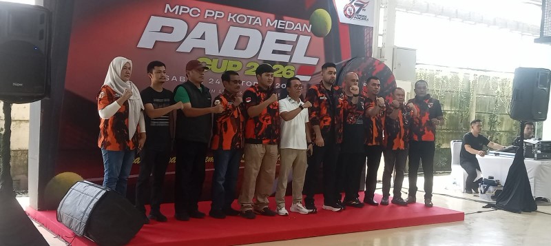 HUT ke-67, MPC PP Kota Medan Gelar Turnamen Padel Hadirkan Hadiah Puluhan Juta Rupiah