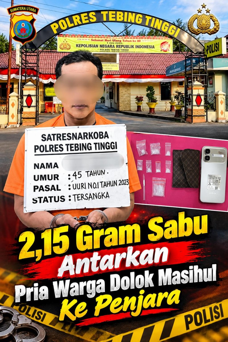 Pria Dolok Masihul Masuk Penjara