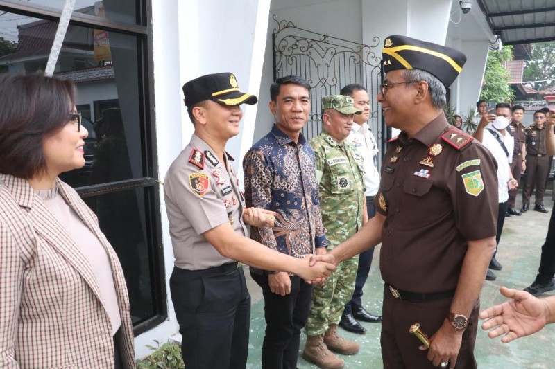 Dukung Sinergi Lintas Sektoral, Kapolres Simalungun Hadiri Silaturahmi Forkopimda bersama Kajati Sumut