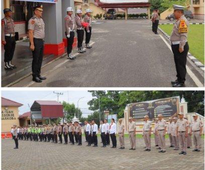 Polres Labuhanbatu Gelar Upacara Peringatan Hari Sumpah Pemuda ke-98,  Ini Pesan Yang Disampaikan Kapolres