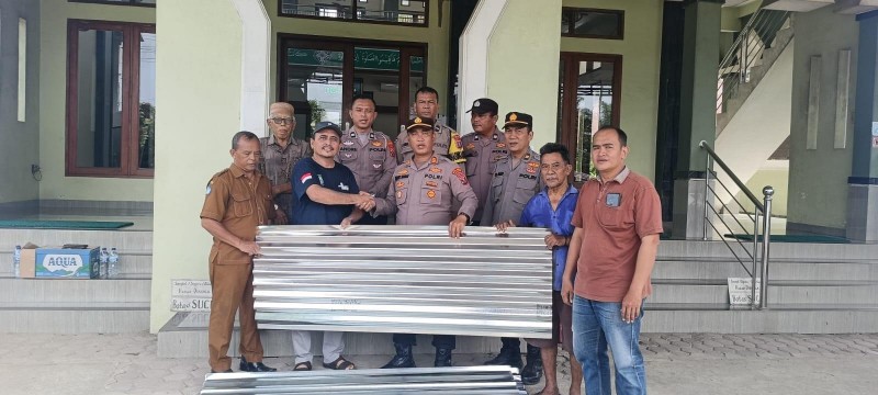 Terima Kasih Warga Pematang Asilum: Bantuan Kapolres Simalungun untuk Masjid Al-Ikhlas Dinilai Jadi Amal Jariah
