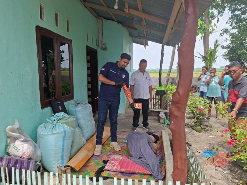 Tim Inafis Polres Simalungun Bersama Polsek Tanah Jawa Olah TKP Penemuan Mayat di Jawa Maraja, Dipastikan Non-Pidana