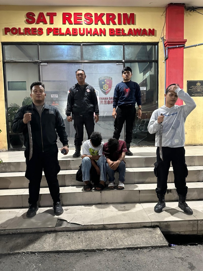 Respon Pengaduan Call Center 110,Tim Macan Amankan Dua Remaja Terkait Tawuran di Maden Lama*