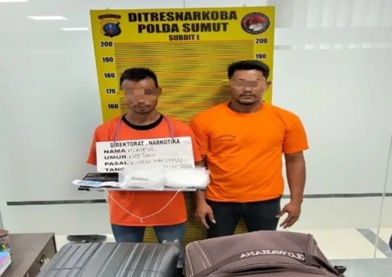 Dua Penumpang Pesawat Gagal Selundupkan Sabu dari Kualanamu ke Kendari