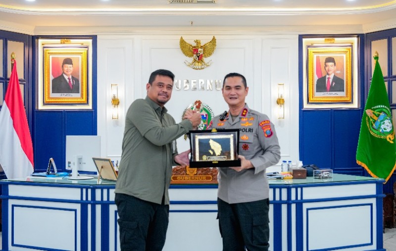 Kapolda Sumut Silaturahmi dengan Gubernur Perkuat Kolaborasi Jaga Kondusivitas Sumatera Utara