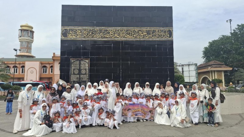 RA Bunayya Marelan Sukses Berpartisipasi dalam Peragaan Manasik Haji Anak-Anak PAUD Se-Kota Medan