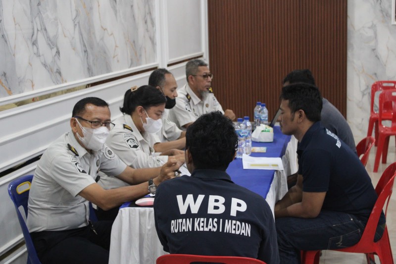 Rutan Kelas I Medan Siapkan Langkah Pemulihan, 74 Warga Binaan Ikuti Asesmen